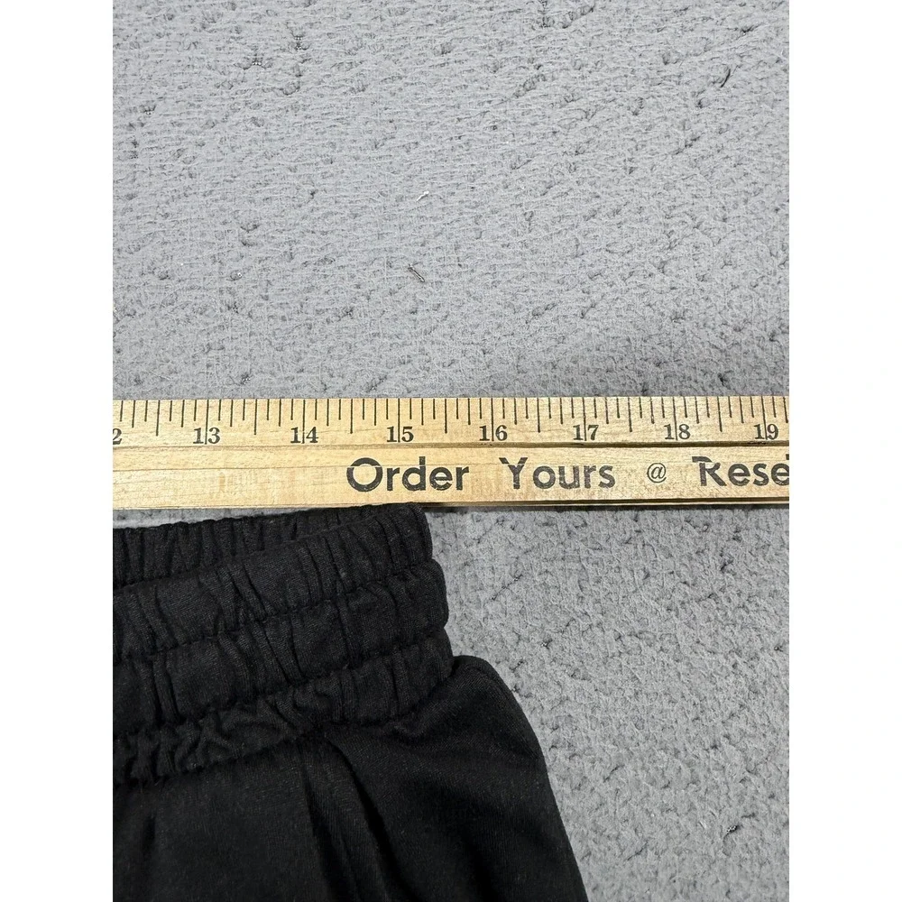 Free People Pants Womens 2X Black Cargo Wide Leg Elastic Waist Stretch Jersey